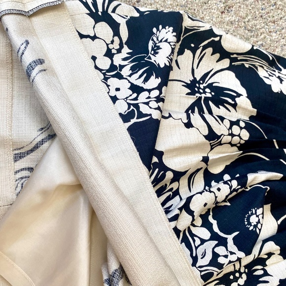 Ann Taylor size 6 skirt Sale Floral skirt Dress Work Office Black - Picture 3 of 5